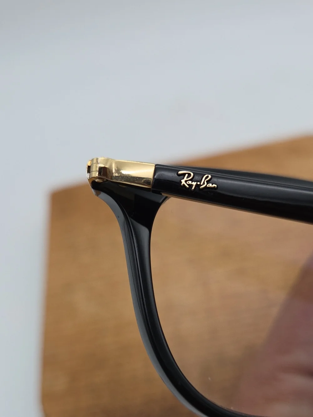 Ray-Ban Eyeglasses Frames RB7211 2000 Polished Black Gold